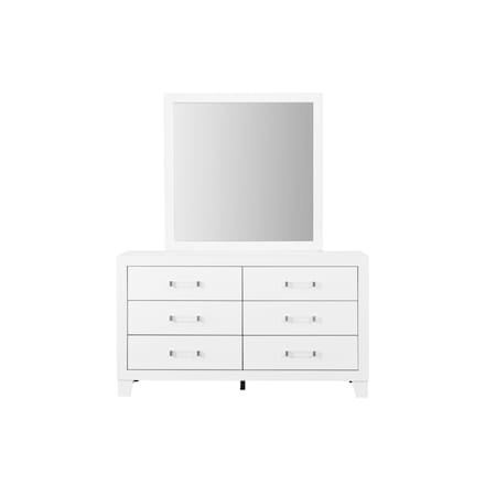 Global Furniture Usa LUCCIA-WHITE-DR 5595